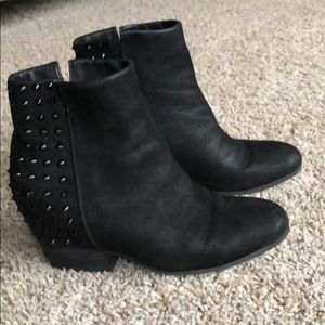 Studded black booties gentle souls